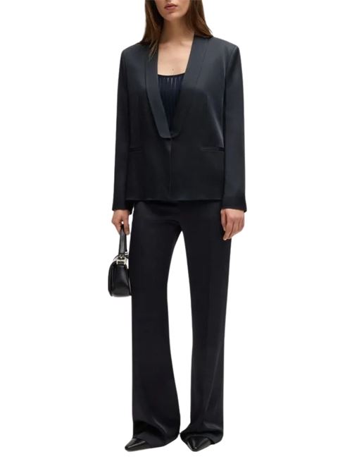 Giacca donna blu in acetato e viscosa Hugo Boss | 50537473404